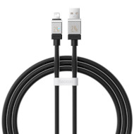 Кабель BASEUS CoolPlay Series Fast Charging Cable USB to iP 2.4A 1м Black (CAKW000401)