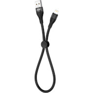 Кабель XO NB179 USB-A to Lightning 0.25м Black