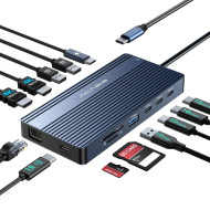 Порт-репликатор ACASIS DS-0202 14 Ports 4K 60Hz USB-C Docking Station with PD 100W Charging