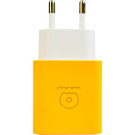 Зарядное устройство WUW C189 1xUSB-C, 1xLightning, PD20W Yellow