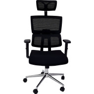 Крісло офісне BARSKY Mesh Office Black (BM-10)