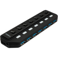 USB-хаб із вимикачами VINGA USB3.0 to 7xUSB3.0 (VHA3A7B)