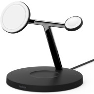 Беспроводное зарядное устройство BELKIN Boost Up Charge Pro 3-in-1 Wireless Charger with MagSafe Qi2 15W Black (WIZ032KQBK)