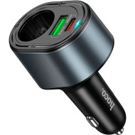 Автомобільний зарядний пристрій HOCO Z56 Friend 1xUSB-C, 1xUSB-A, 1xCar Charger, PD35W, QC3.0 Black (6942007633031)