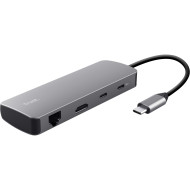 Порт-репликатор TRUST Dalyx 8-in-1 Multiport Adapter (25672)