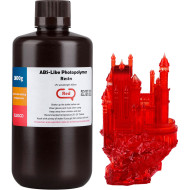 Фотополимерная смола для 3D принтера ELEGOO ABS-Like, 1кг, Clear Red (50.103.0109)