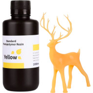 Фотополімерна смола для 3D принтера ELEGOO Standard Resin, 1кг, Yellow (50.103.0014)