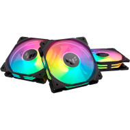 Комплект вентиляторів ASUS TUF Gaming TR120 ARGB Reverse Black 3-Pack (90DA00D0-B09020)