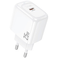 Зарядний пристрій HOCO CS53A Surplus 1xUSB-C, PD25W White (6942007631488)