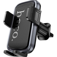 Автотримач для смартфона HOCO H78 Vista Push-Type Car Holder Air Outlet Black Metal Gray