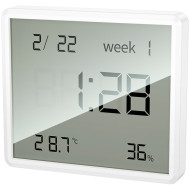 Термогигрометр HOCO HX41 Indoor Electronic Clock with Hygrothermometer White