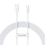 Кабель BASEUS Superior Series Fast Charging Data Cable USB to Type-C 100W 2м White (P10320102214-03)