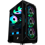 Корпус 1STPLAYER Firebase X6-BK-4F1