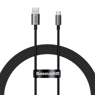 Кабель BASEUS Superior Series Fast Charging Data Cable USB to Type-C 100W 1.5м Black (P10320102114-01)
