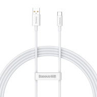 Кабель BASEUS Superior Series Fast Charging Data Cable USB to Type-C 100W 1.5м White (P10320102214-02)