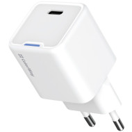 Зарядний пристрій COLORWAY GaN Mini 35W 1xUSB-C Fast Charging White (CW-CHS056PD-WT)