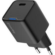 Зарядний пристрій COLORWAY GaN Mini 25W 1xUSB-C Fast Charging Black (CW-CHS052PD-BK)