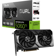 Відеокарта ASUS Dual GeForce RTX 5060 Ti 16GB GDDR7 OC Edition (DUAL-RTX5060TI-O16G)