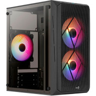 Корпус AEROCOOL CS-107 FRGB Black 600W (ACCX-PC14002.11)