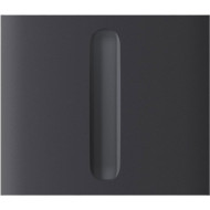 Кнопка для одноклавішного вимикача (димера) AJAX CenterButton Dimmer Vertical 1-gang 2-way for LightSwitch Graphite
