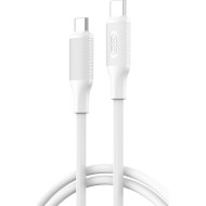 Кабель XO NB-Q265B Type-C to Type-C 1м White