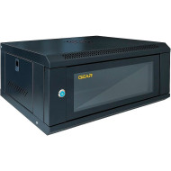 Настенный шкаф 19" GEAR GWMSN-4U-600-450 + полка 19" (4U, 600x450мм, RAL9005)