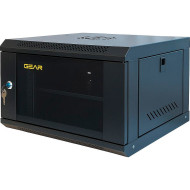 Настенный шкаф 19" GEAR GWMSN-6U-600-450 + полка 19" (6U, 600x450мм, RAL9005)