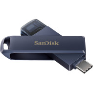 Флешка 128GB SANDISK Phone Drive for iPhone USB 3.2 Lightning/USB-C Metallic Sky (SDIXD0N-128G-GN6NE)