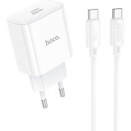 Зарядний пристрій HOCO C76A Pro Speed Source 1xUSB-C PD30W White w/Type-C cable (6942007616324)