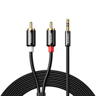 Кабель UGREEN AV116 mini-jack 3.5 mm (M) - 2RCA (M) 3м Black (10590)