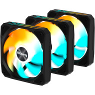 Комплект вентиляторов GIGABYTE EZ Chain Fan 120 Black 3-Pack