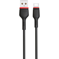 Кабель XO NB-P171 USB-A to Type-C 1м Black