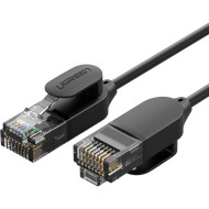Патч-корд UGREEN NW122 U/UTP Cat.6a CU 10м Black (70656)