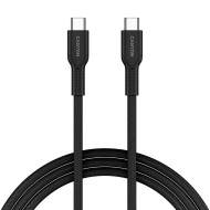 Кабель CANYON OnWire 60CL Type-C to Type-C Color Braided 60W 1м Black (CND-CCAP60AB10B)