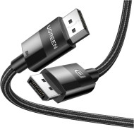 Кабель UGREEN DP114 DP 1.4 Male to Male Plastic Case Braided Cable DisplayPort 5м Black (80394)
