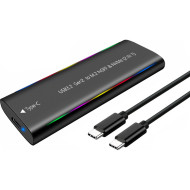 Карман внешний DYNAMODE DM-CAD-SSD10 NVMe SATA M.2 SSD to USB3.2