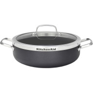 Рондель KITCHENAID Aluline 28см з кришкою (CW001978-002)