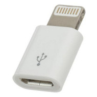 Адаптер POWERPLANT Lightning - Micro-USB White (DV00DV4047)