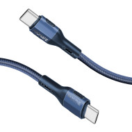 Кабель PROMATE FletchLink-CC USB-C to USB-C PD 60W 1.2м Blue