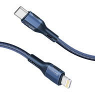 Кабель PROMATE FletchLink-Ci USB-C to Lightning PD 27W 1.2м Blue