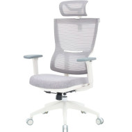 Кресло офисное OFFICEPRO Elegant OC600-W-LG-LG White/Light Gray