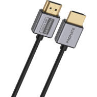 Кабель PROMATE PrimeLink Certified Ultra-High-Speed 8K@60Hz HDMI v2.1 1.5м Slim Flexible Black/Gray
