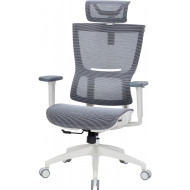 Кресло офисное OFFICEPRO Elegant OC660 White/Dark Gray