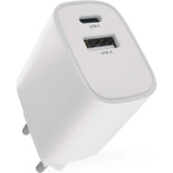 Зарядное устройство EMOS V02B15 1xUSB-A, 1xUSB-C, 15W, GaN Charger White