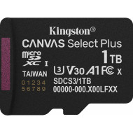 Карта памяти KINGSTON microSDXC Canvas Select Plus 1TB UHS-I U3 V30 A1 Class 10 (SDCS3/1TBSP)