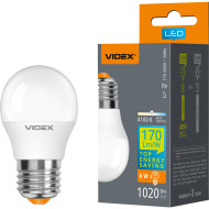 Лампочка LED VIDEX G45 E27 6W 4100K 220V (VL-G45H-06274)