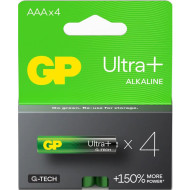 Батарейка GP Ultra Plus AAA 4шт/уп (24AUP21-SB4)