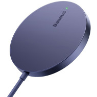 Беспроводное зарядное устройство BASEUS Simple Mini3 Magnetic Wireless Charger 15W Dusty Purple (CCJJ040205)