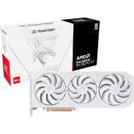 Відеокарта POWERCOLOR Hellhound Spectral White Radeon RX 9070 XT 16GB GDDR6 (RX9070XT 16G-L/OC/WHITE)