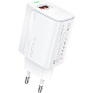 Зарядное устройство FONENG EU64 1xUSB-A 18W Fast Charger White